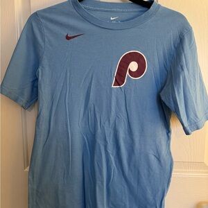 Youth  Blue Phillies Bryce Harper Graphic T-Shirt